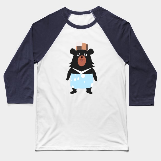 Sun Bear Baseball T-Shirt by Chuckle Bunny